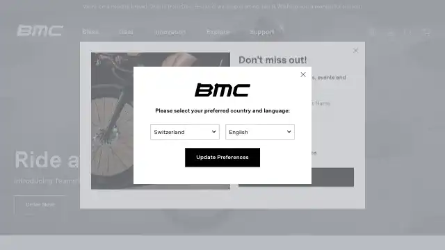 Screenshot of https://bmc-switzerland.com/