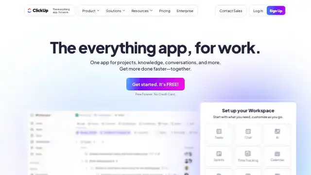Screenshot of https://clickup.com/