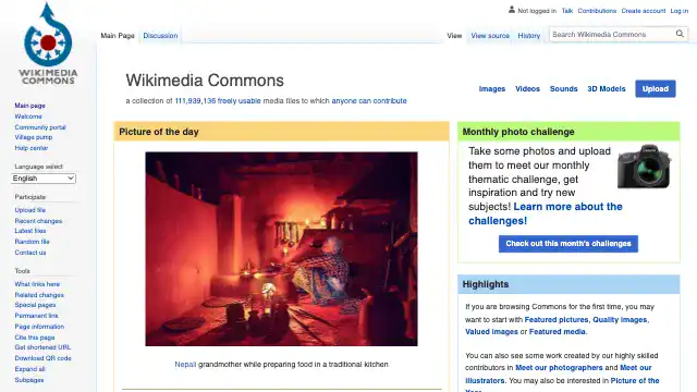 Screenshot of https://commons.wikimedia.org/