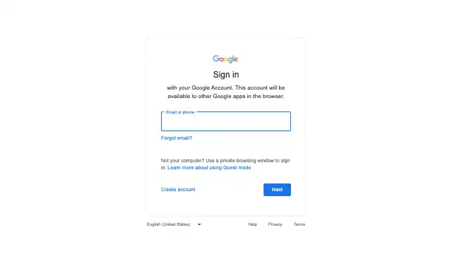 Screenshot of https://keep.google.com/