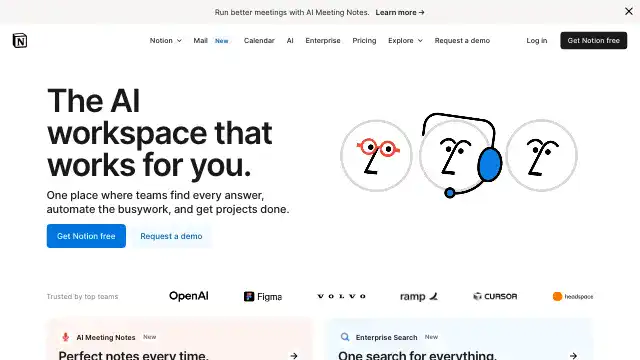 Screenshot of https://notion.so/