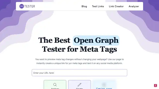 Screenshot of https://ogtester.com/