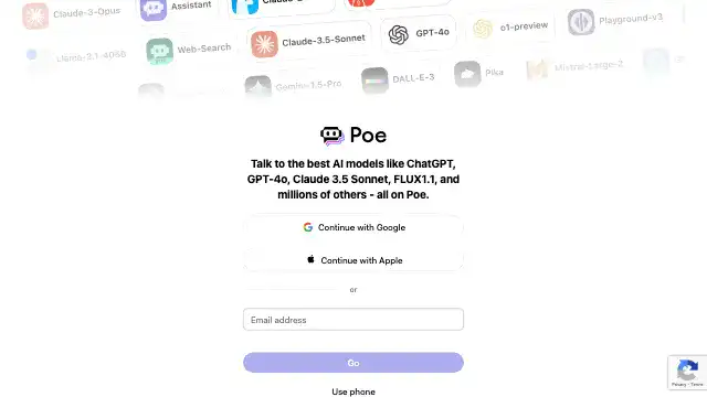 Screenshot of https://poe.com/