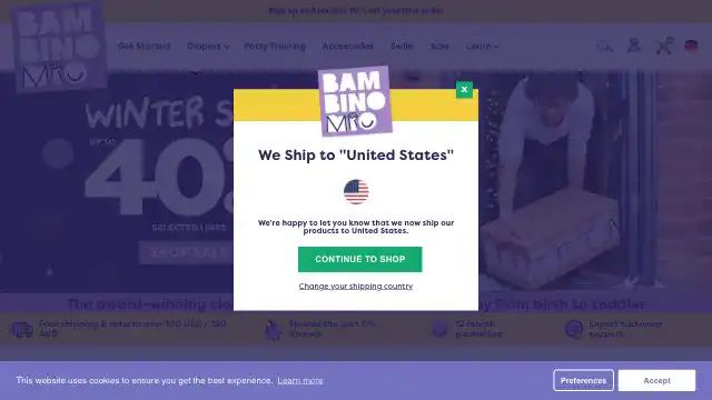 Screenshot of https://www.bambinomio.com/