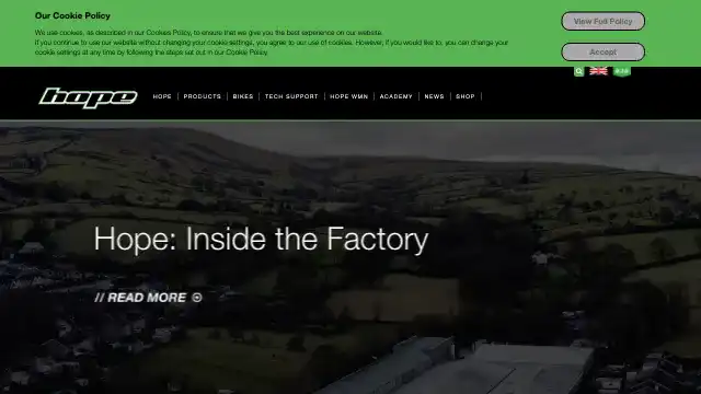 Screenshot of https://www.hopetech.com/