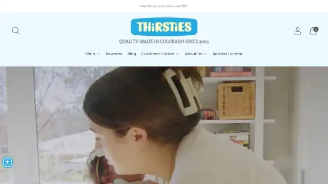 Screenshot of https://www.thirstiesbaby.com/